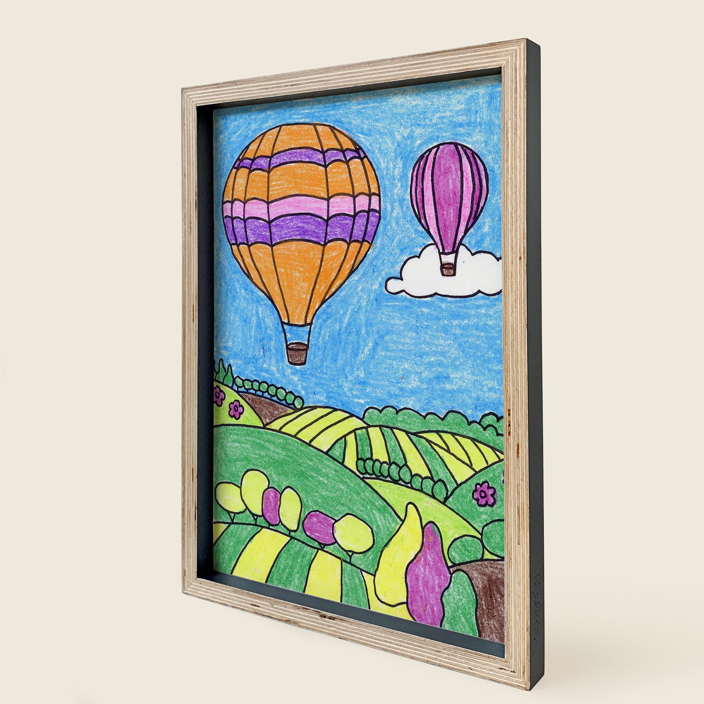 FLAUNT - Magnetic Birchwood Art Frame