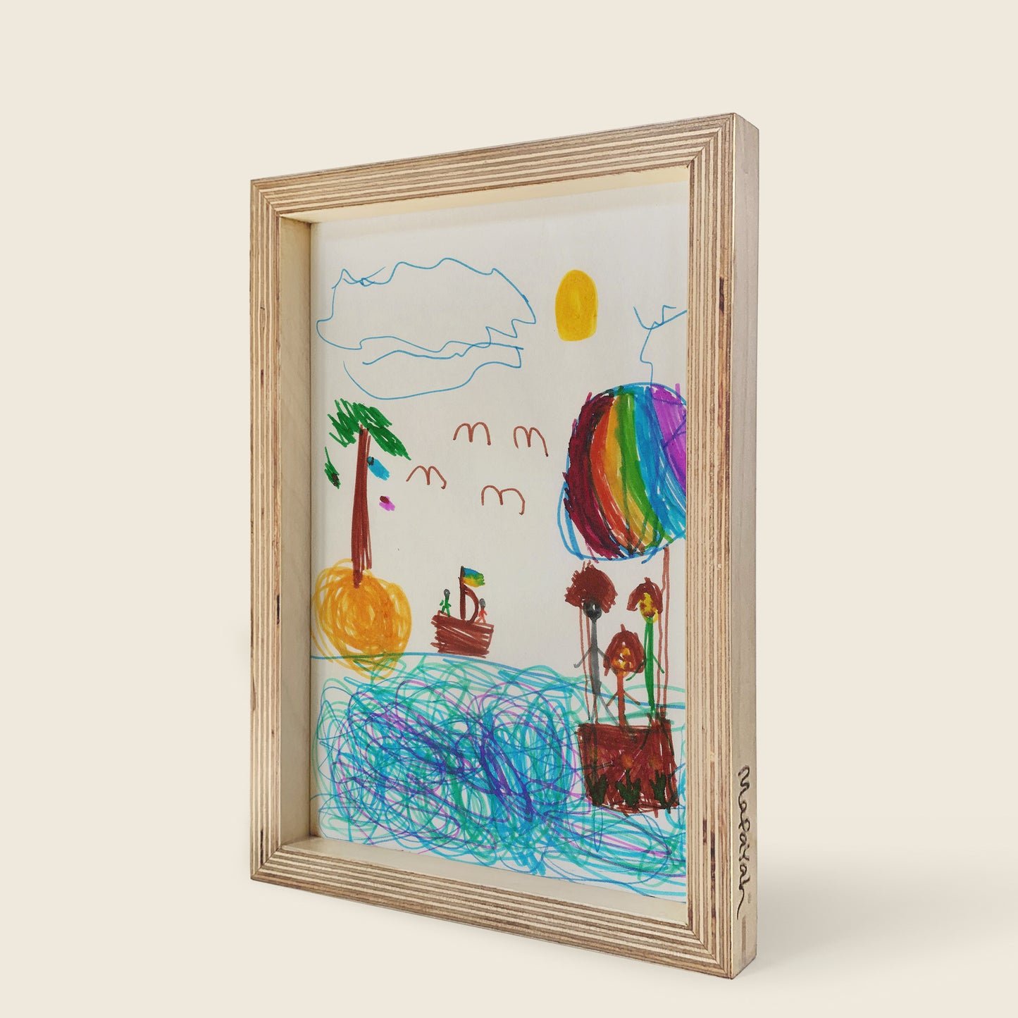 FLAUNT - Magnetic Birchwood Art Frame