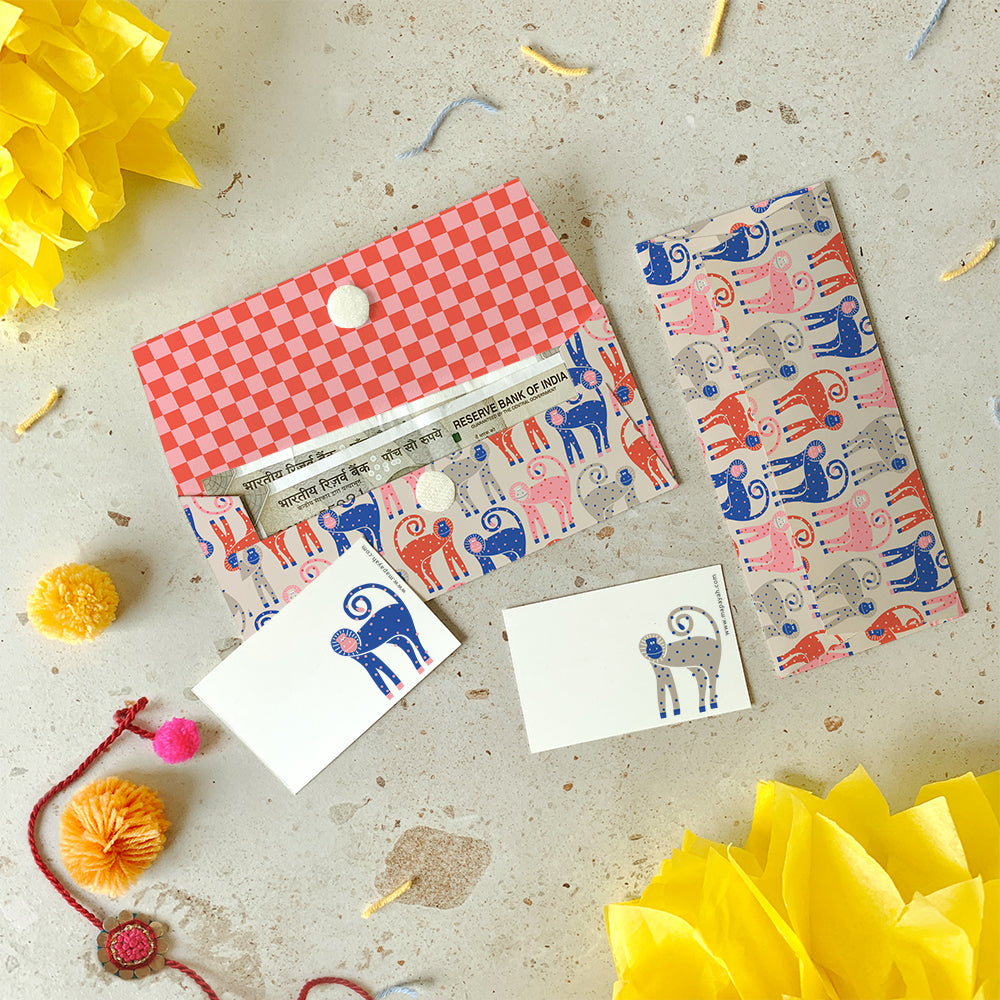 GIFT - Monkey : Kids Gift Envelope Set
