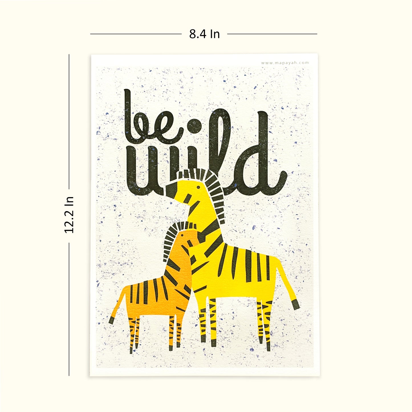 PRINTS - Zany Zebra : Eco-Friendly Wall Art for Room Decor by MAPAYAH