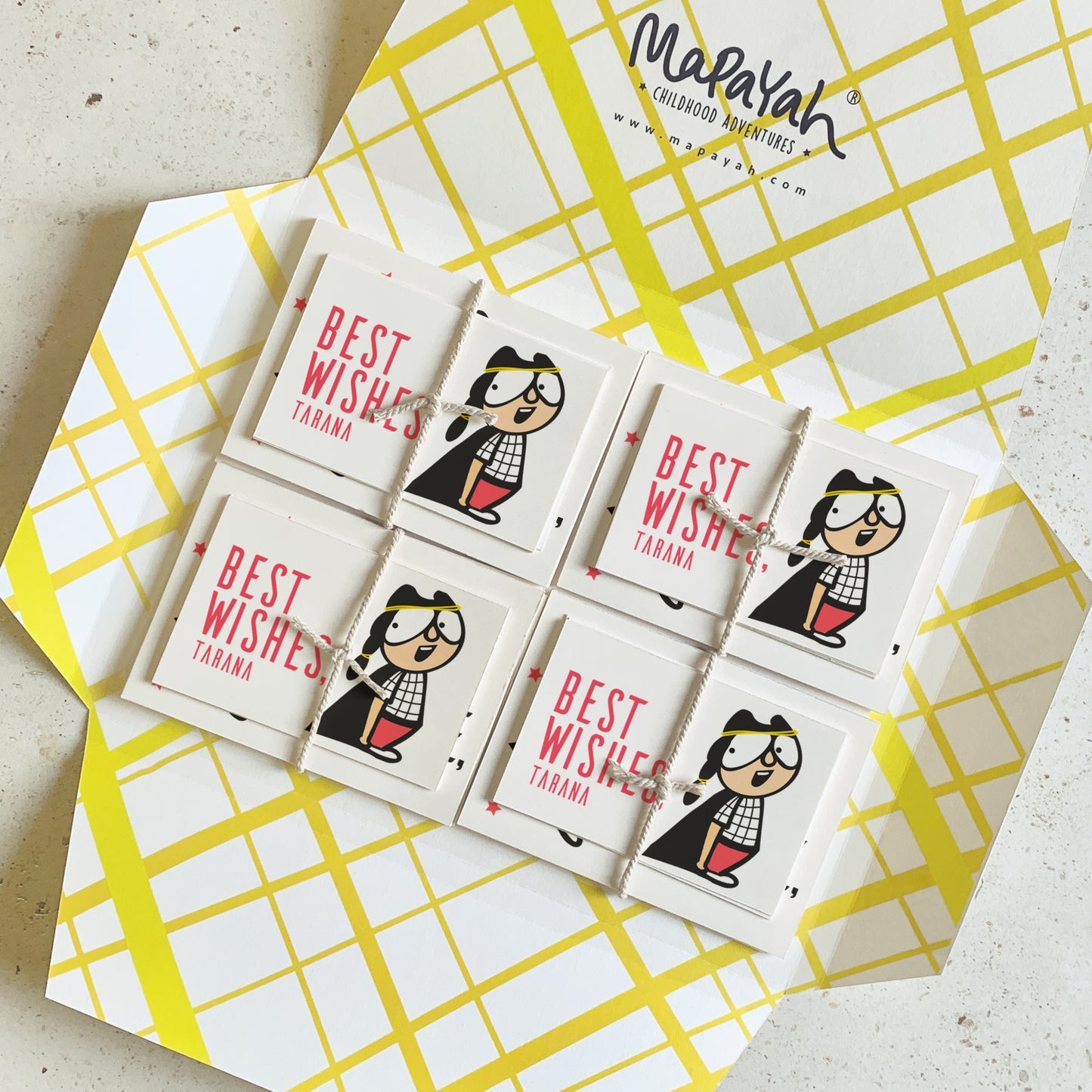 KIT - Supergal : Personalised Stationery Set