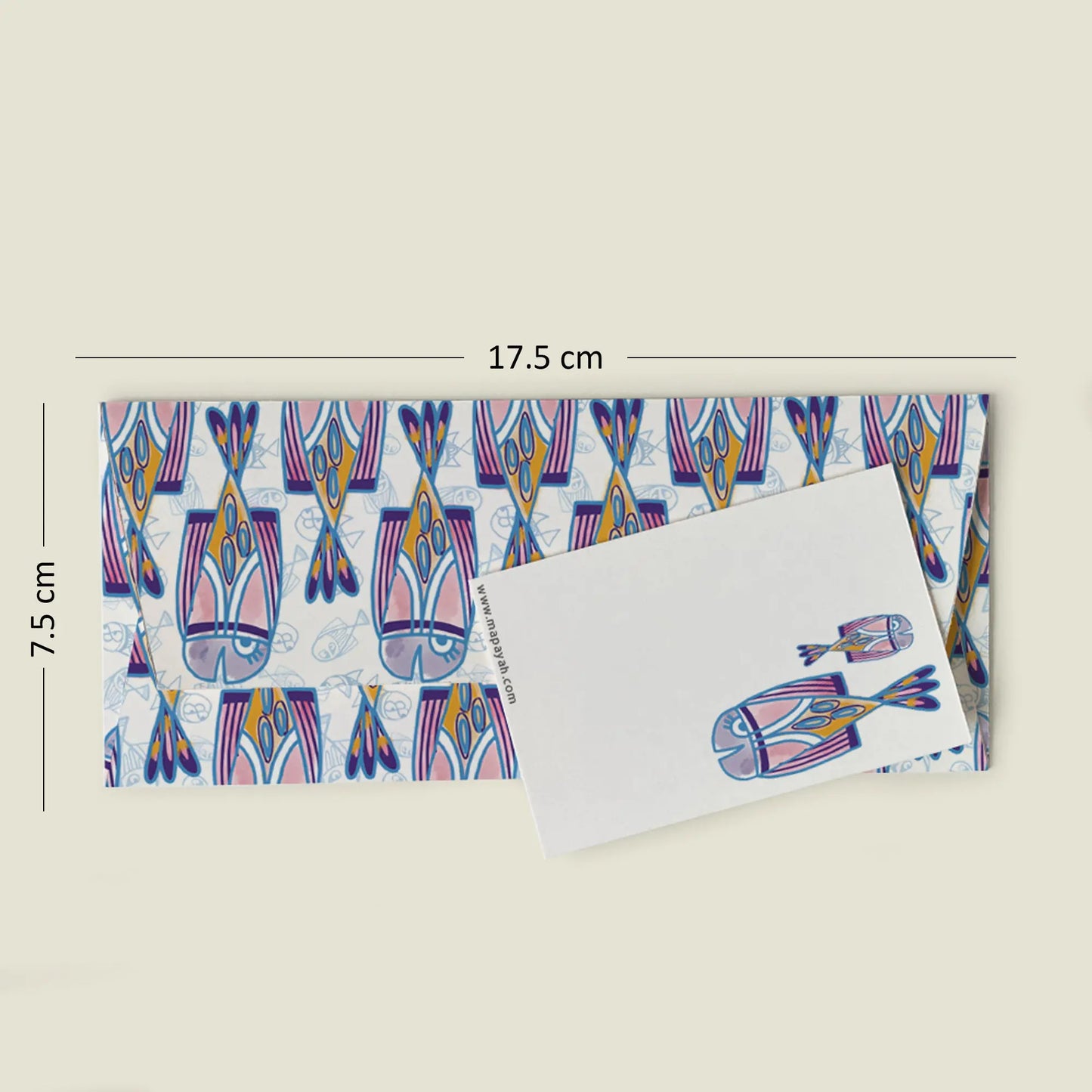 GIFT - Fish Purple : Kids Gift Envelope Set mapayah