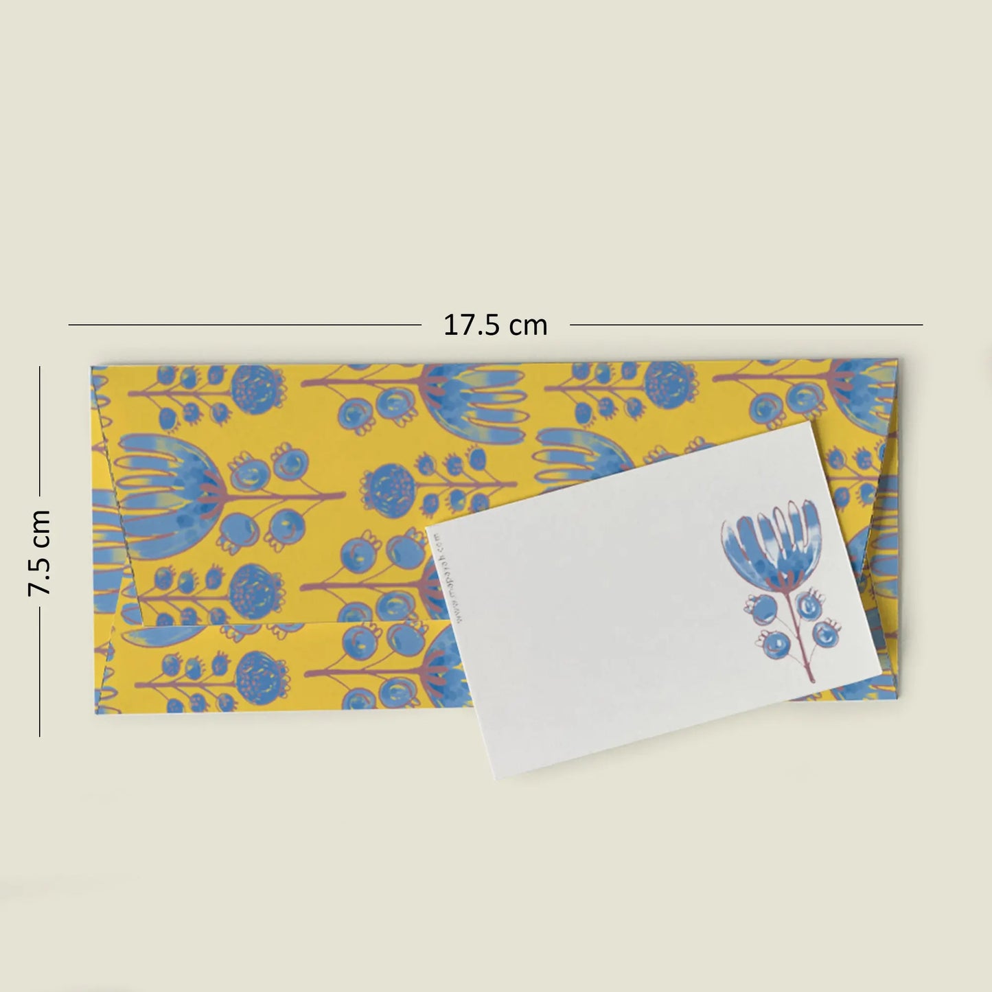 GIFT - Flower Yellow : Kids Gift Envelope Set mapayah