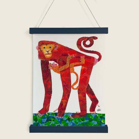 Mapayah SNAP A3 magnetic poster hanger in grey, front angle view