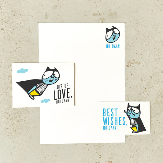 KIT - Superboy : Personalised Stationery Set by Mapayah