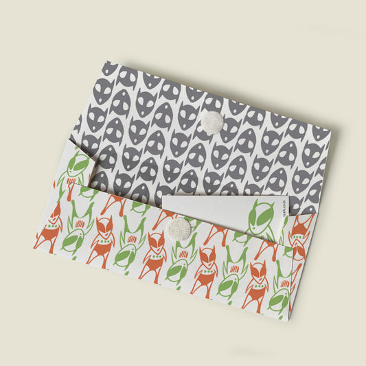 GIFT - Alien Red : Kids Gift Envelope Set