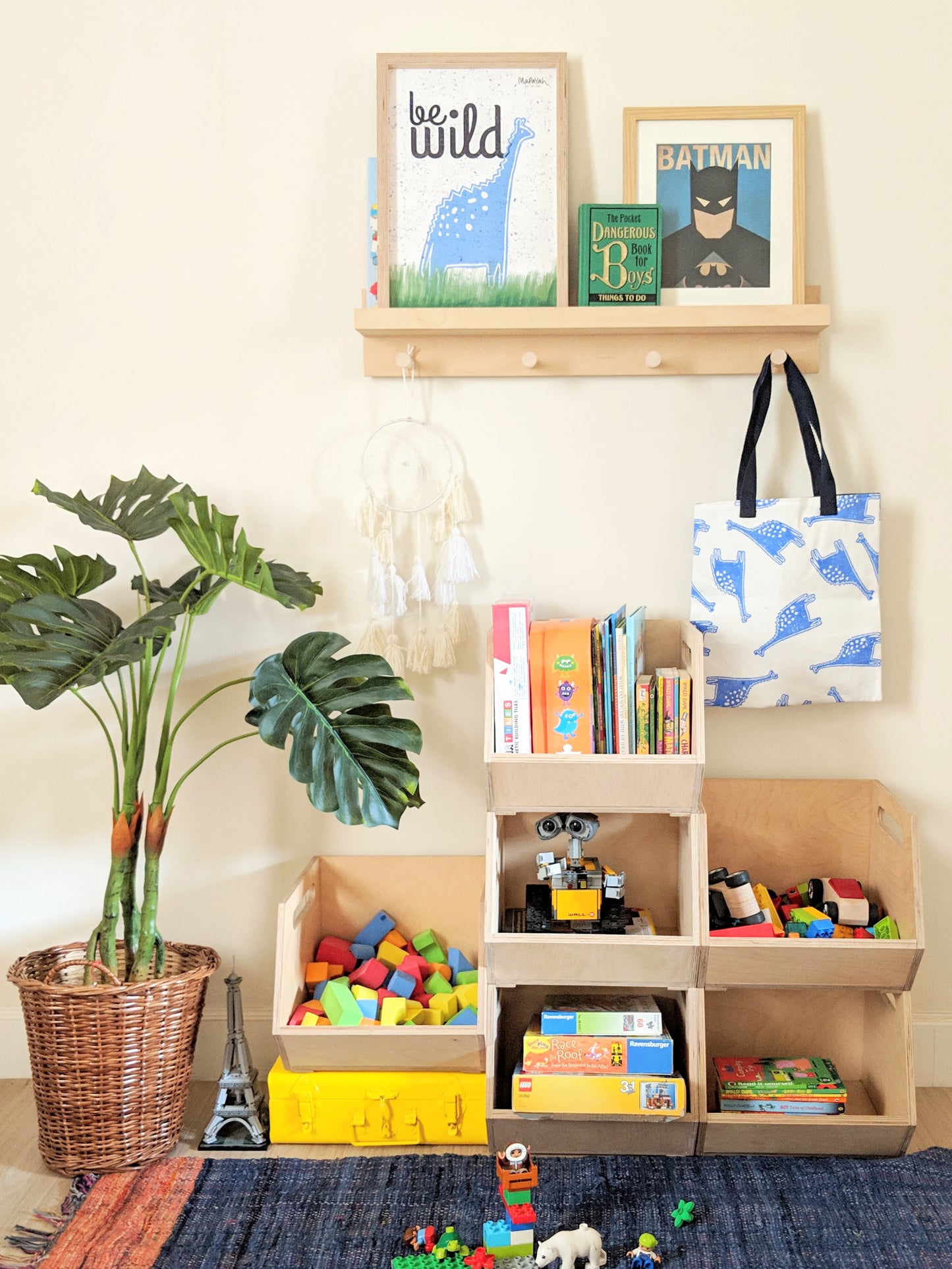 LEDGE - Picture Rail with Pegs : Just Birch Furniture - Mapayah