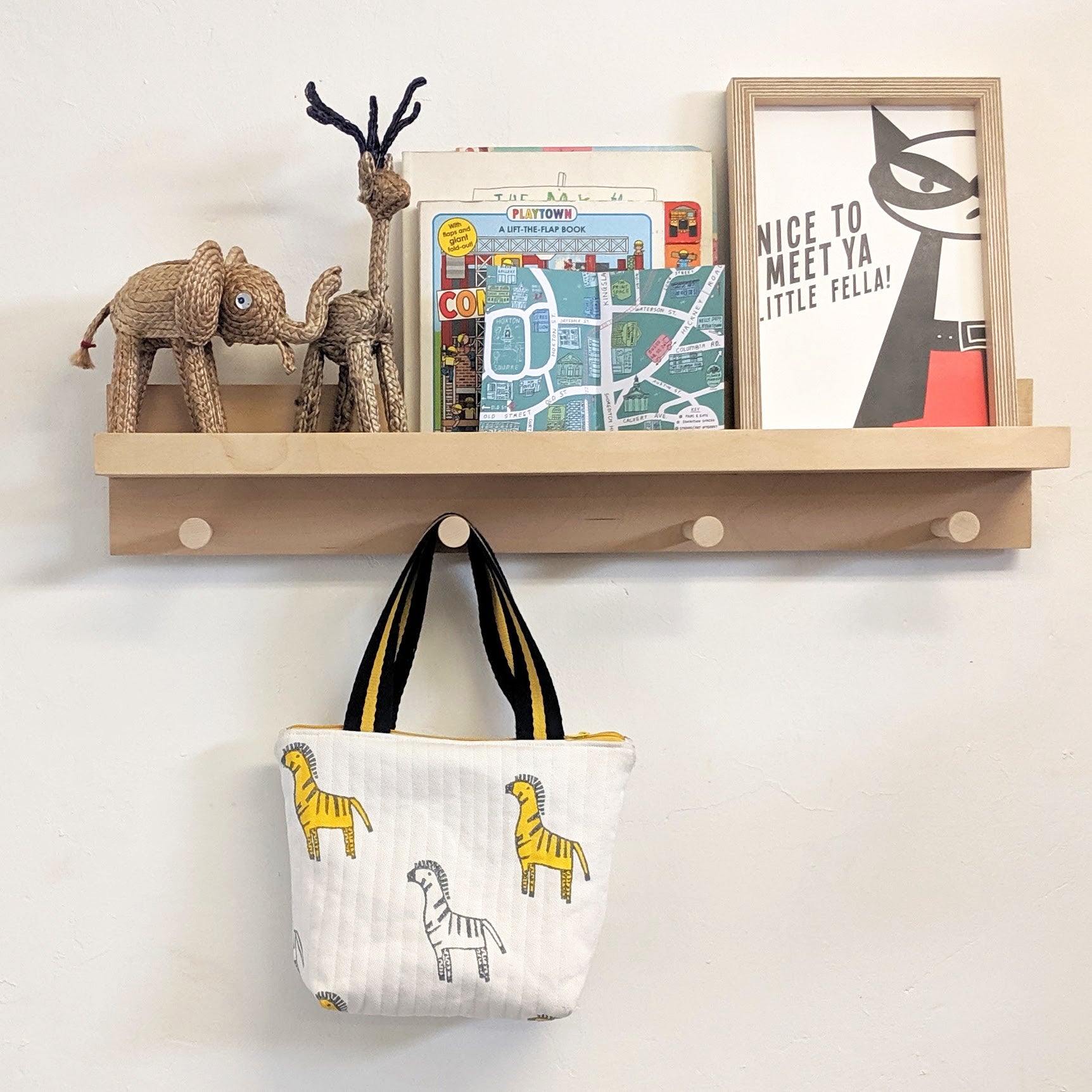 LEDGE - Picture Rail with Pegs : Just Birch Furniture - Mapayah