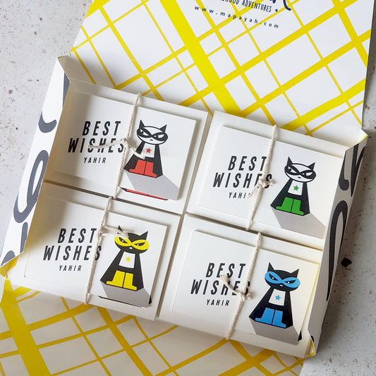 KIT - Supermeow : Personalised Stationery Set by Mapayah - Mapayah