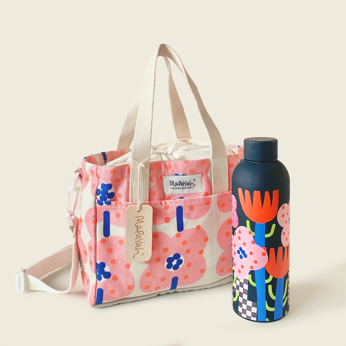 PACK & GLUG - Lunch Bag & Water Bottle Set