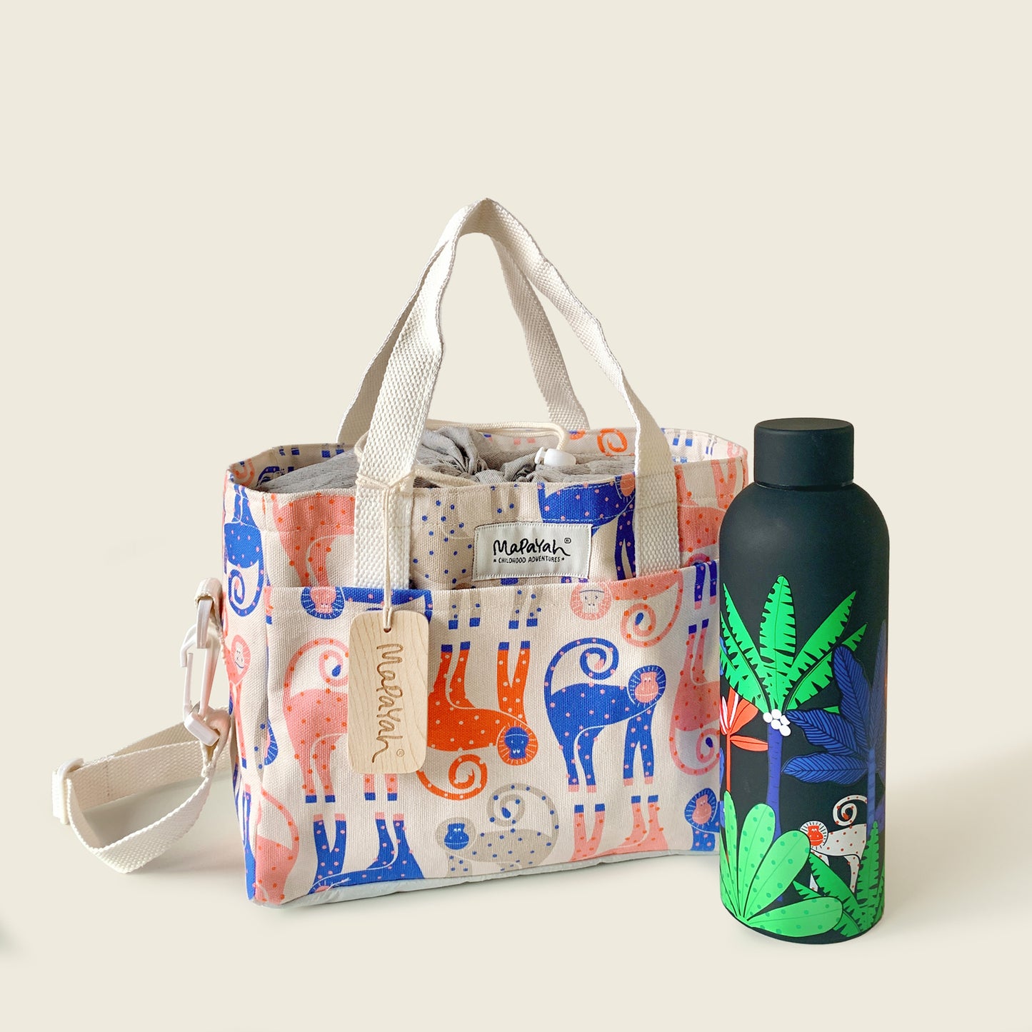 PACK & GLUG - Lunch Bag & Water Bottle Set