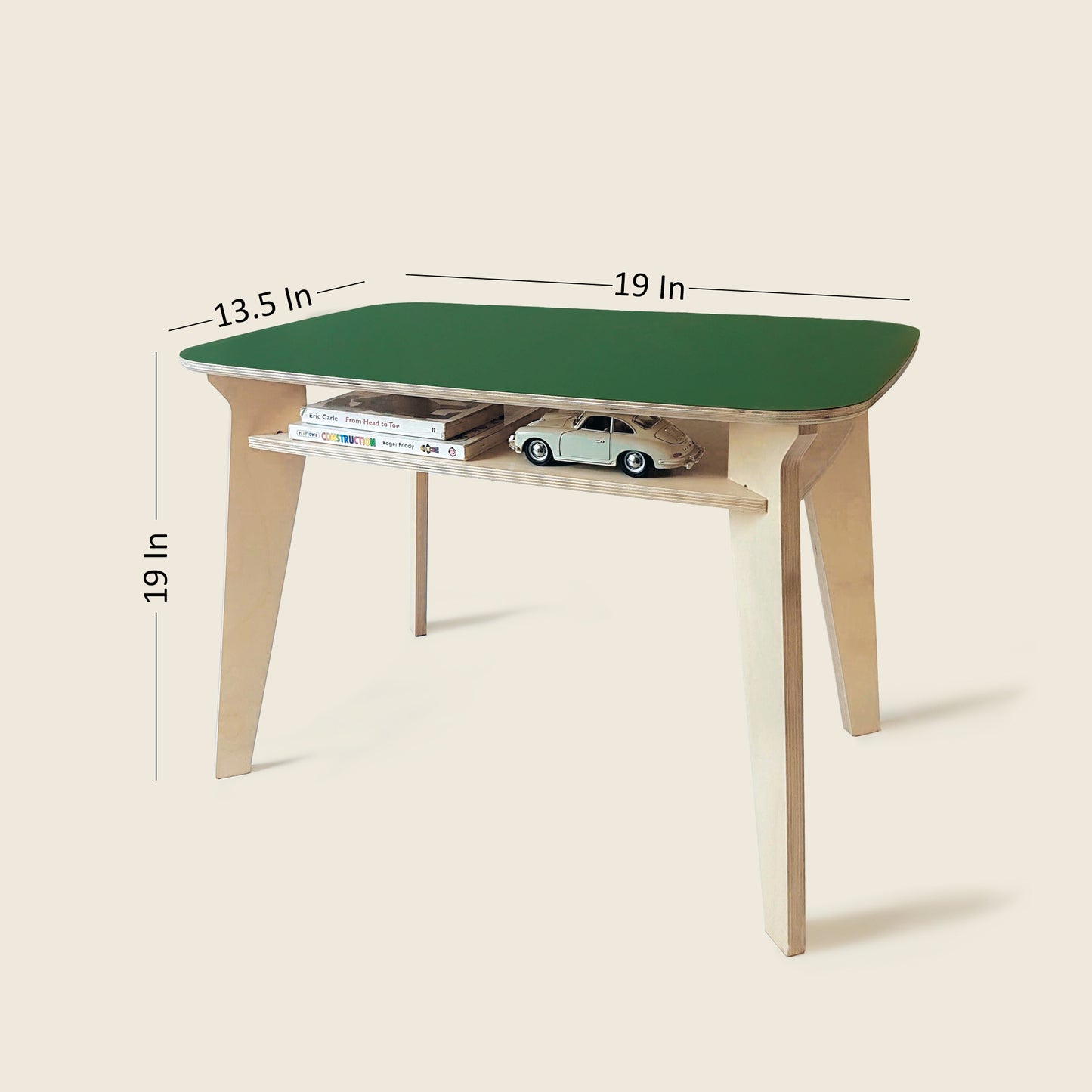 DRAW - Chalk Board : Wooden Kids Study Table with Storage by Mapayah