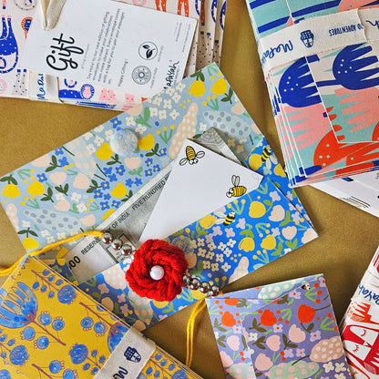 GIFT - Spring Blue : Kids Gift Envelope Set