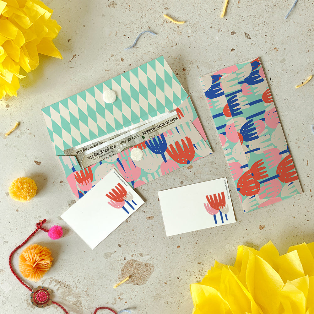 GIFT - Tulips : Eco-Friendly Kids Gift Envelope Set by MAPAYAH