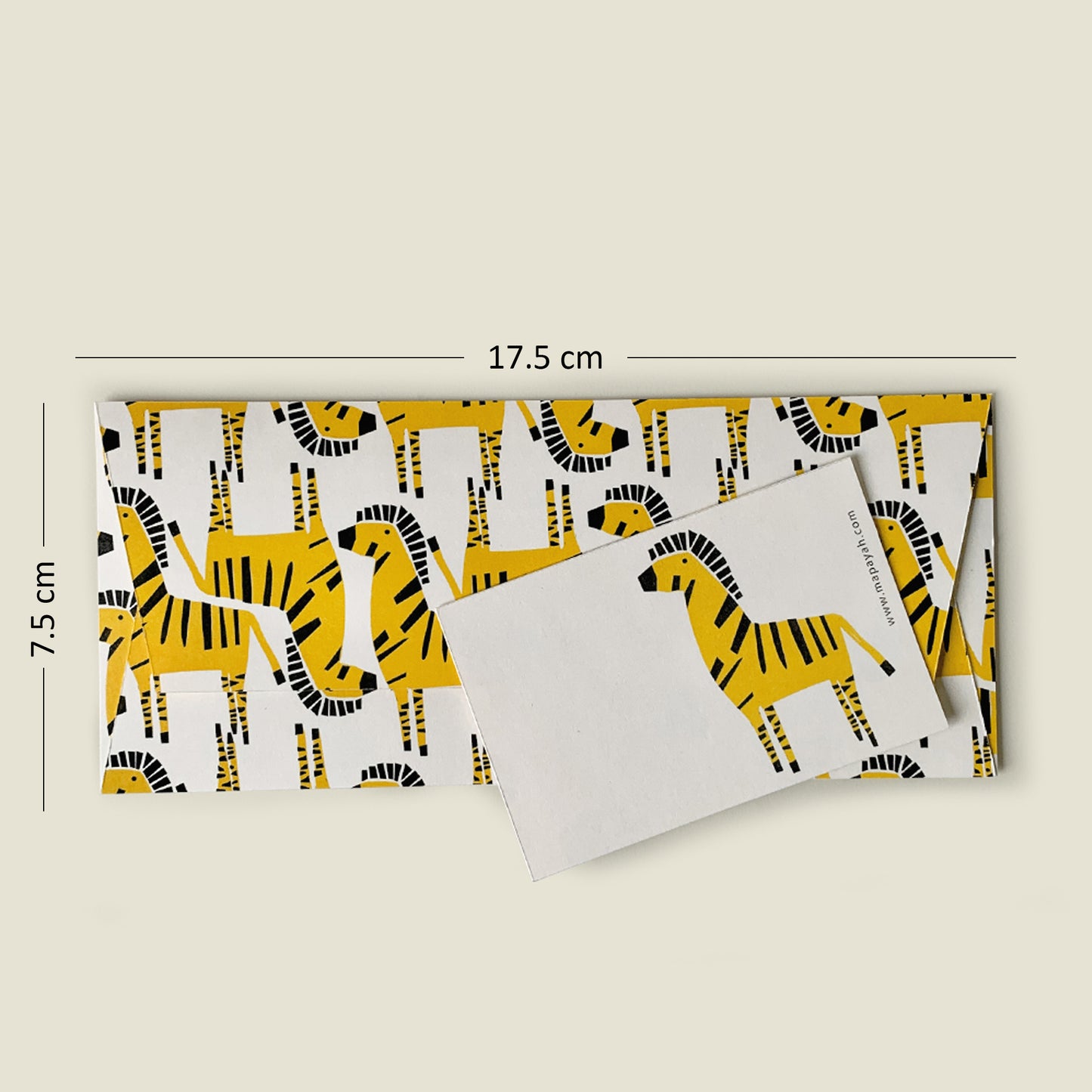 GIFT - Zany Zebra : Eco-Friendly Kids Gift Envelope Set by MAPAYAH