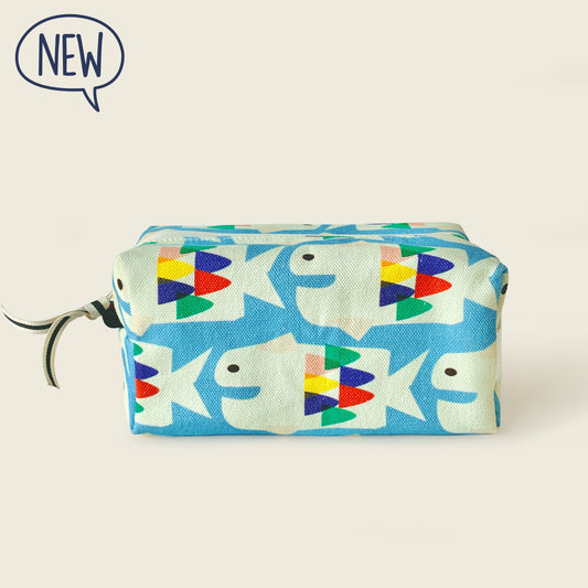 POUCH | Flipper | Kids Pencil Organizer | Cotton Canvas