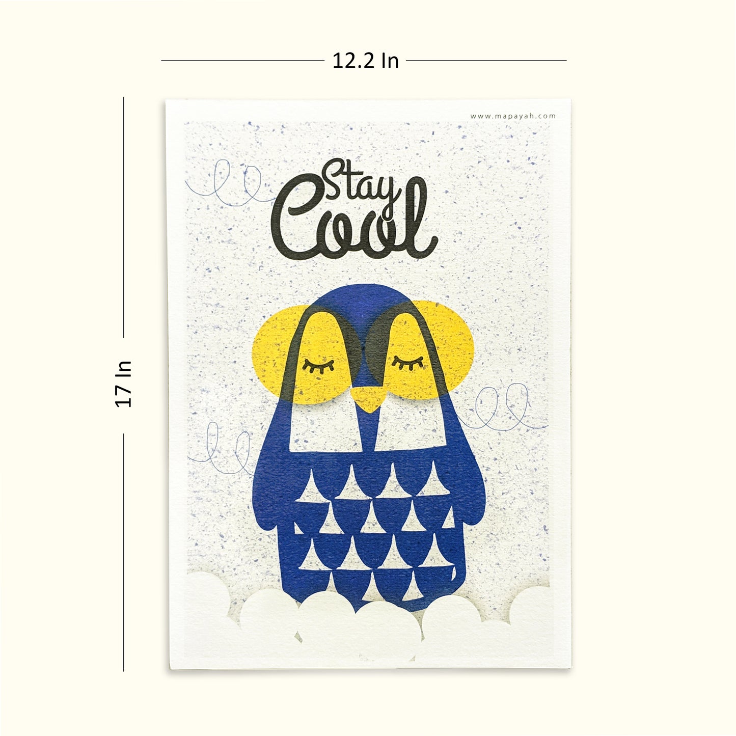 PRINTS - Cool Penguin : Eco-Friendly Wall Art for Room Decor by MAPAYAH