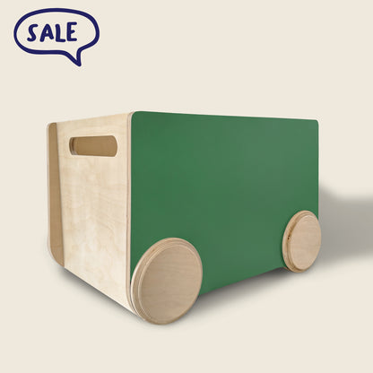 ROLL - Chalk Board : Wooden Rolling Storage Bin by Mapayah