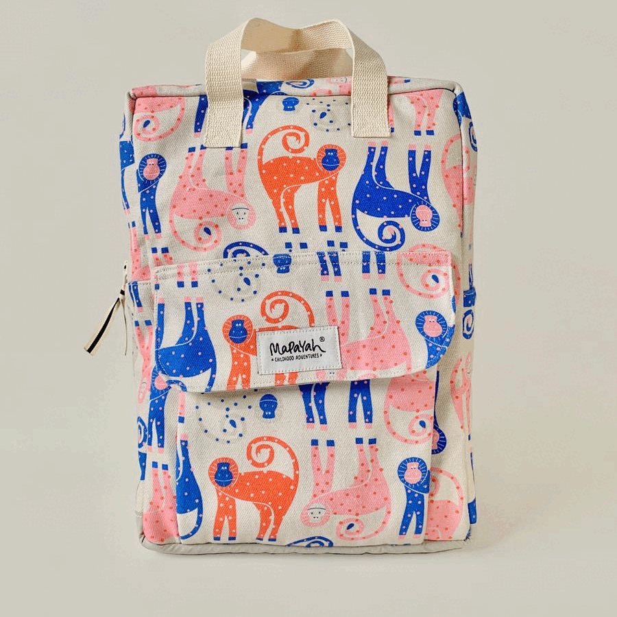 CARRY | Munki | Kids Backpack | Cotton Canvas