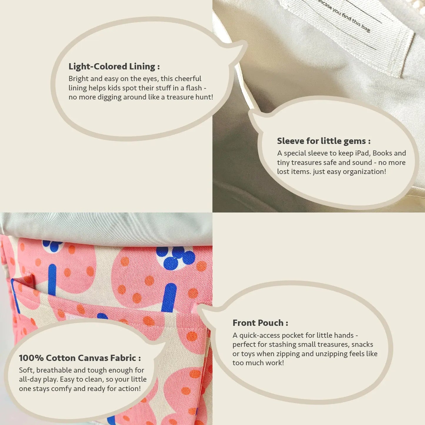 CARRY - Bloom : Kids Backpack Mapayah