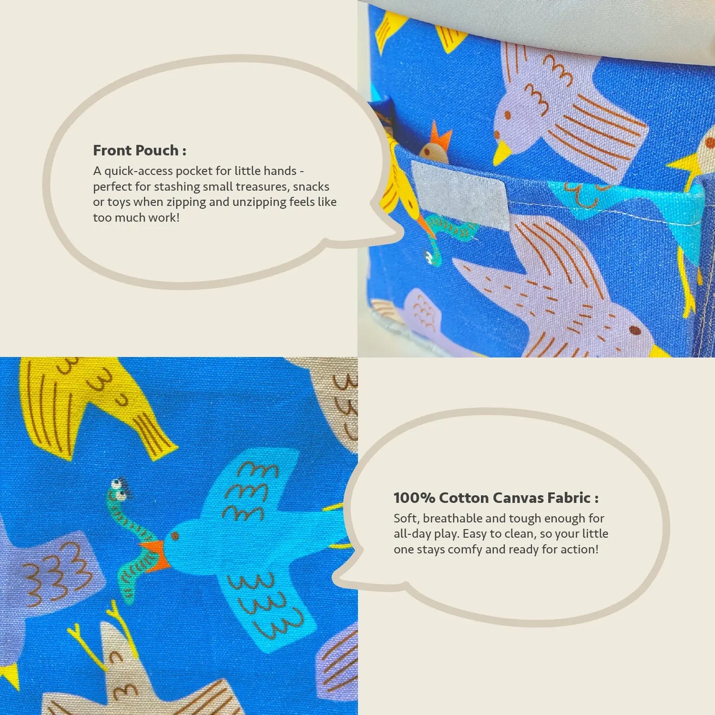 CARRY - Flap : Kids Backpack Mapayah