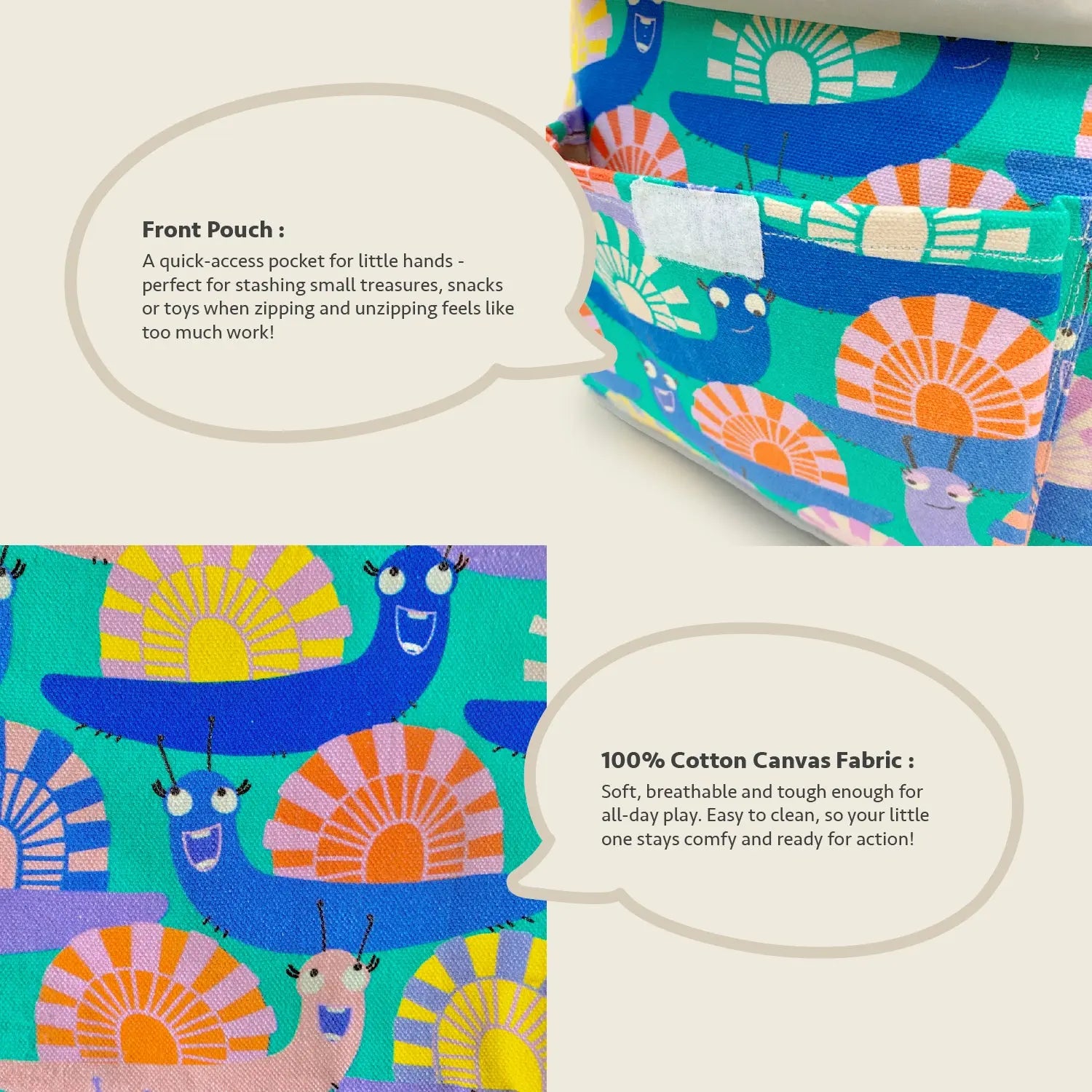 CARRY - Glo : Kids Backpack Mapayah