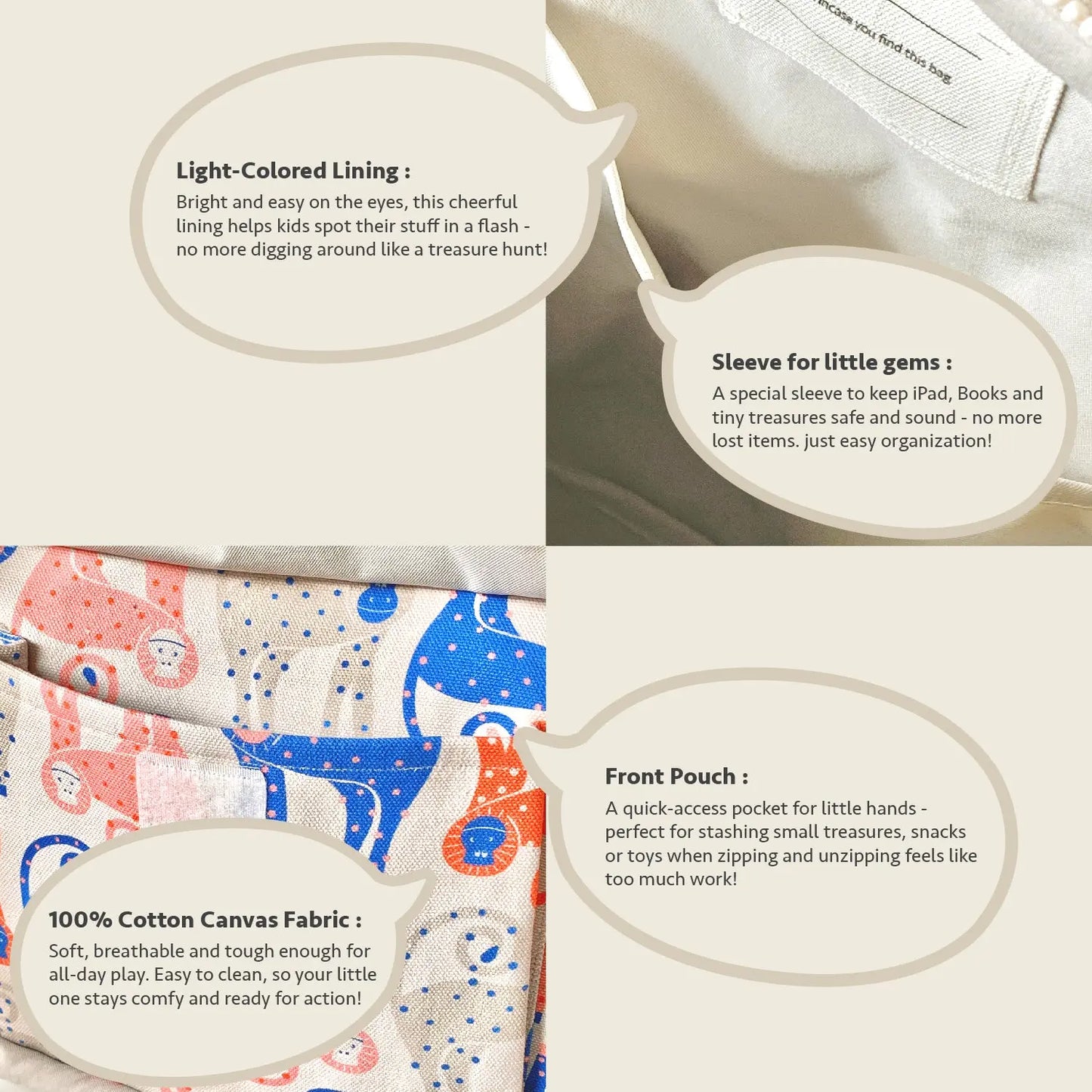 CARRY - Munki : Kids Backpack Mapayah