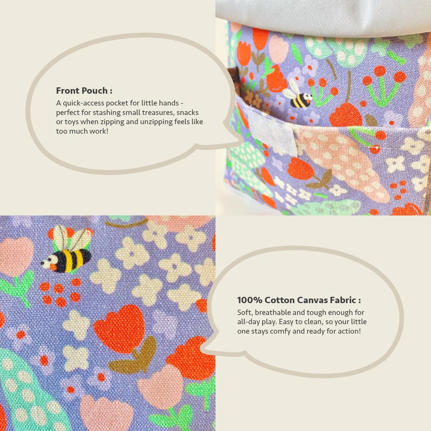 CARRY - Spring : Kids Backpack Mapayah