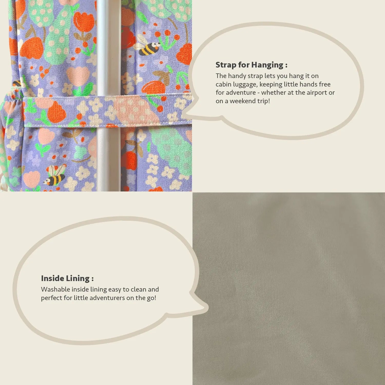 CARRY - Spring : Kids Backpack Mapayah