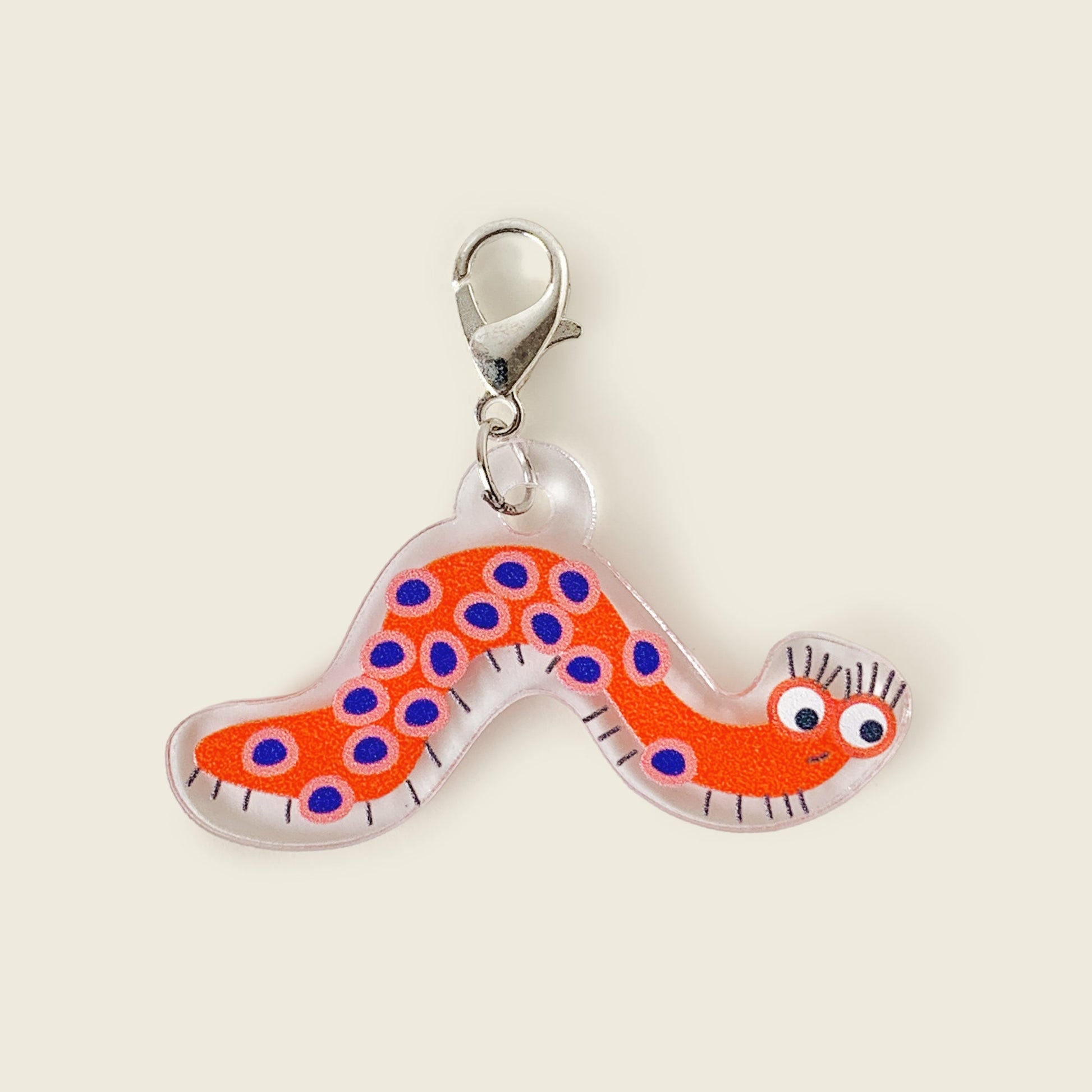 Mapayah CHARMS Wiggle keychain, front angle view