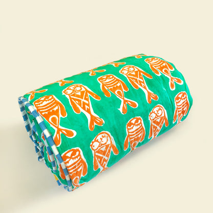 Mapayah CUSHY Bubbles kids duvet, left angle view