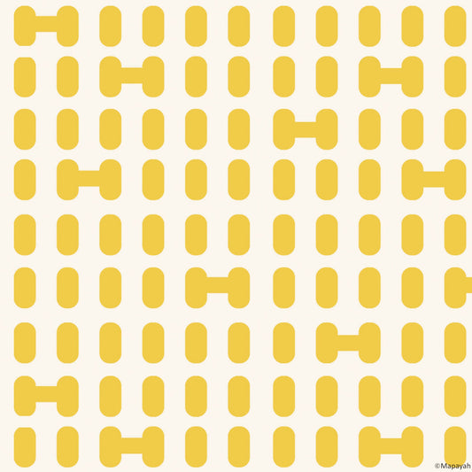 Mapayah DECK Dotz kids room wallpaper pattern in yellow