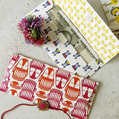 GIFT - Penguin Pink : Kids Gift Envelope Set