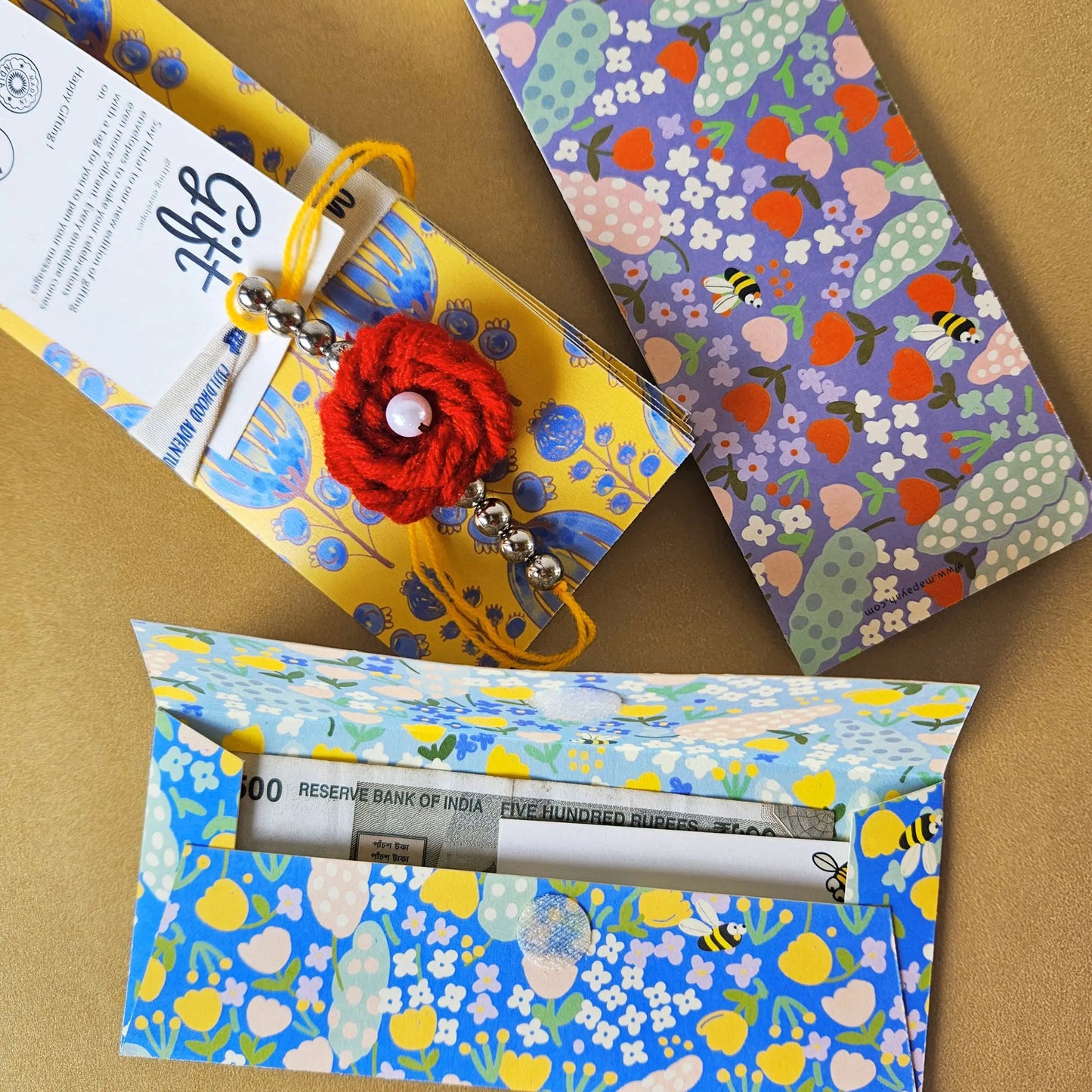 GIFT - Spring Purple : Kids Gift Envelope Set mapayah
