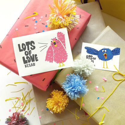 Mapayah KIT Bird personalised stationery set styled in a lifestyle setting