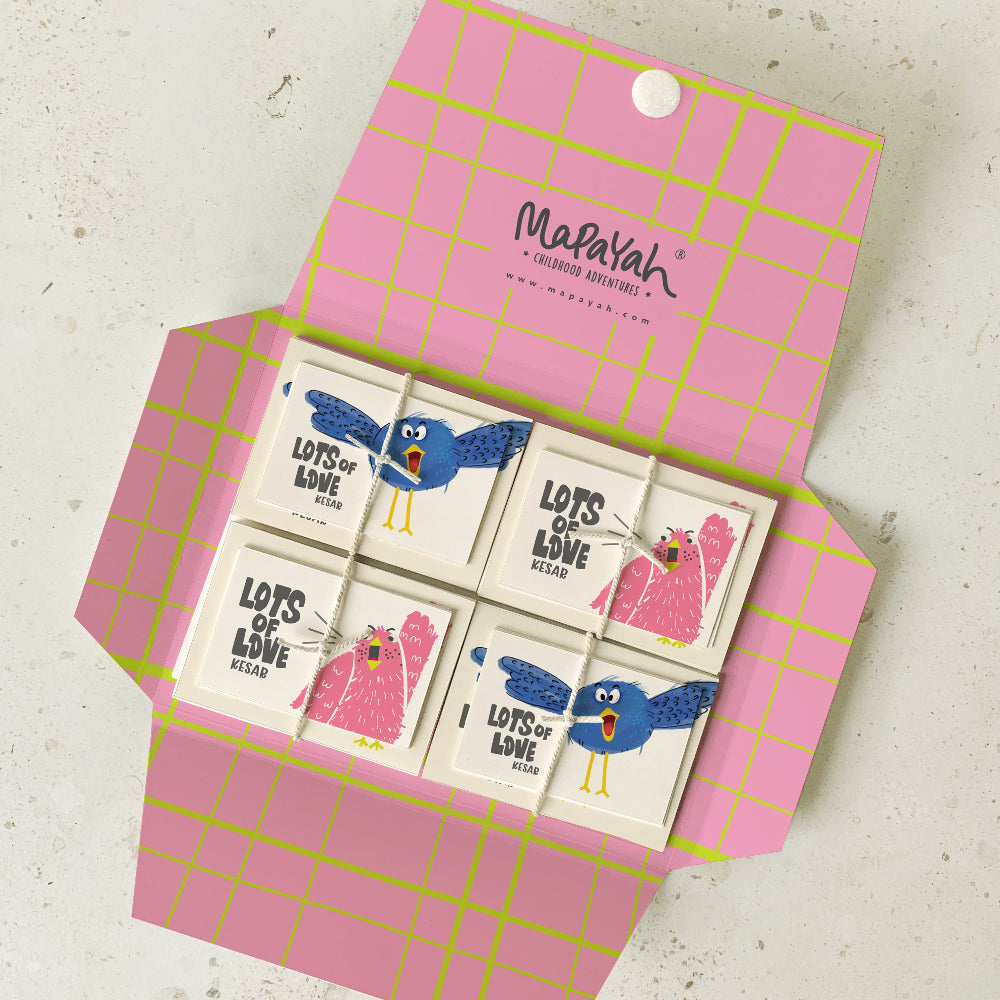 Bird - Kids Personalised Stationery Set – Card Stock