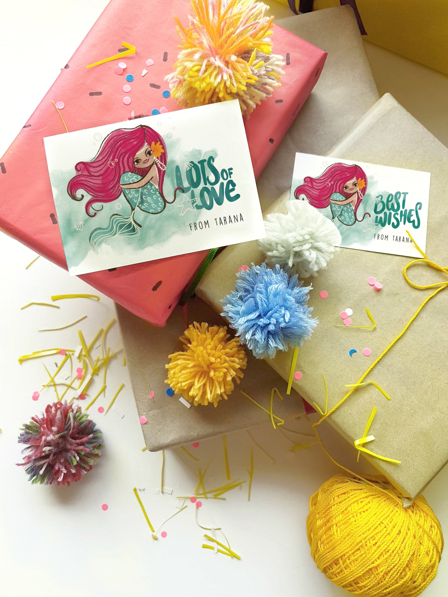 KIT - Mermaid : Personalised Stationery Set