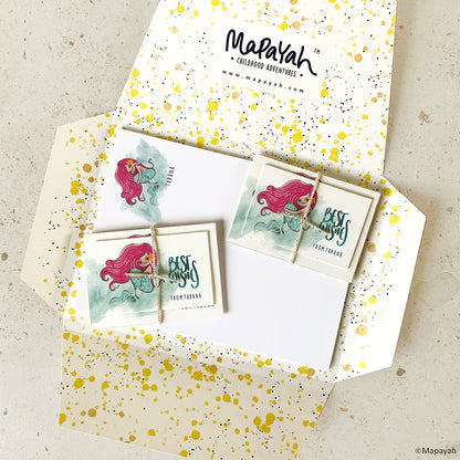 KIT - Mermaid : Personalised Stationery Set