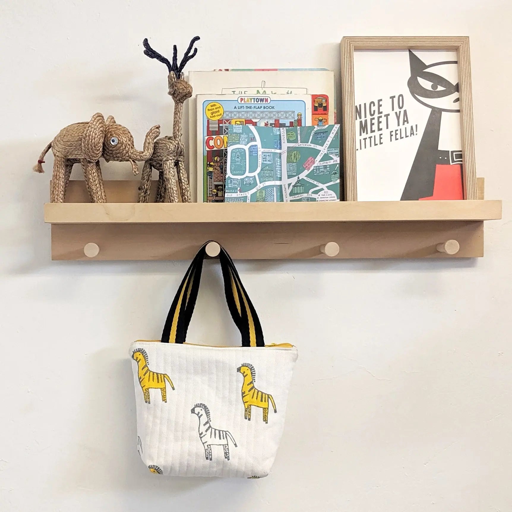 LEDGE : Wooden Wall Mount Shelf mapayah