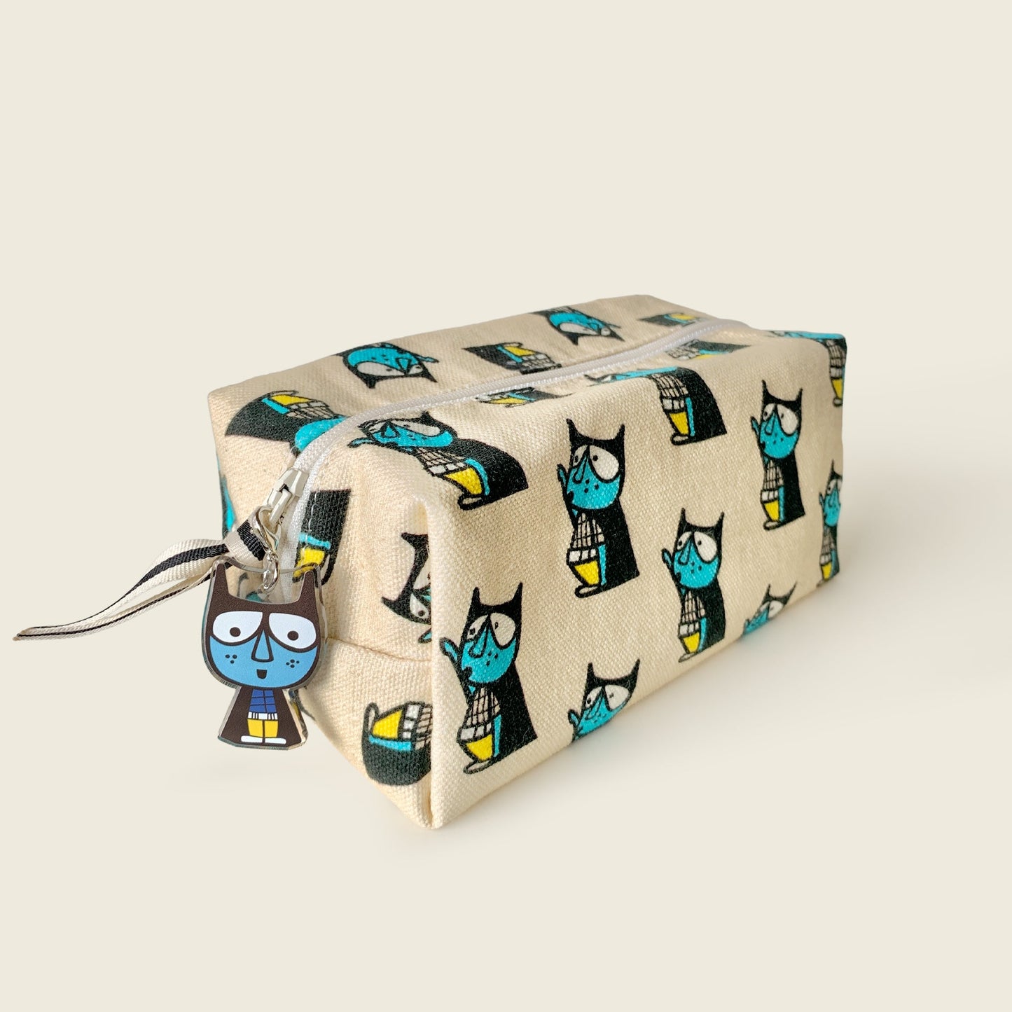 Mapayah POUCH Superboy kids pencil organizer shown with hanging charms