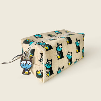 Mapayah POUCH Superboy kids pencil organizer shown with hanging charms