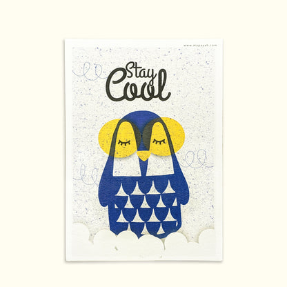 PRINTS - Cool Penguin : Eco-Friendly Wall Art for Room Decor by MAPAYAH
