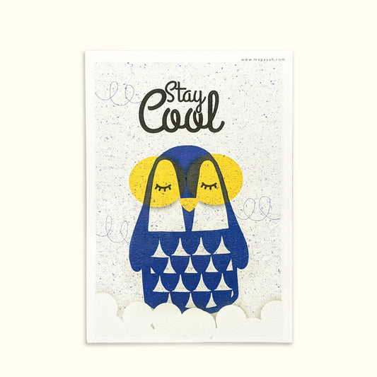 PRINTS - Cool Penguin : Eco-Friendly Wall Art for Room Decor by MAPAYAH