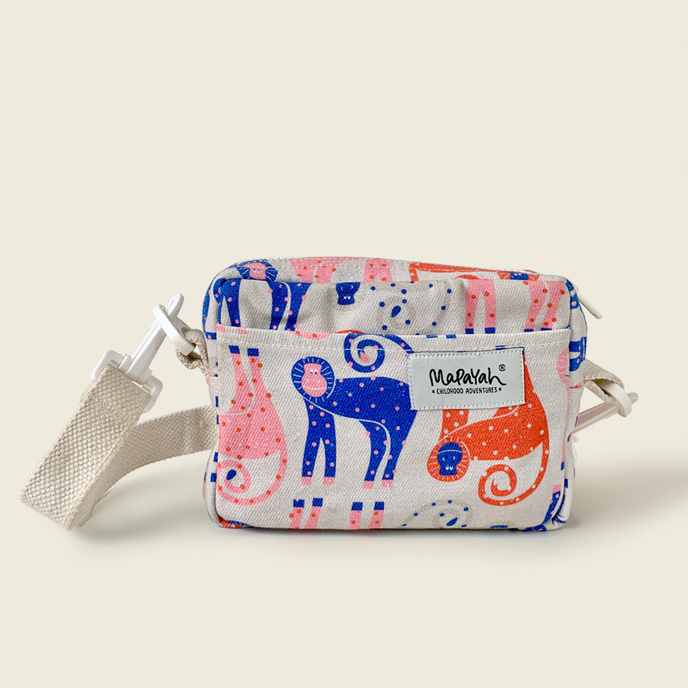 Mapayah SLING Munki kids cross-body bag, front angle view