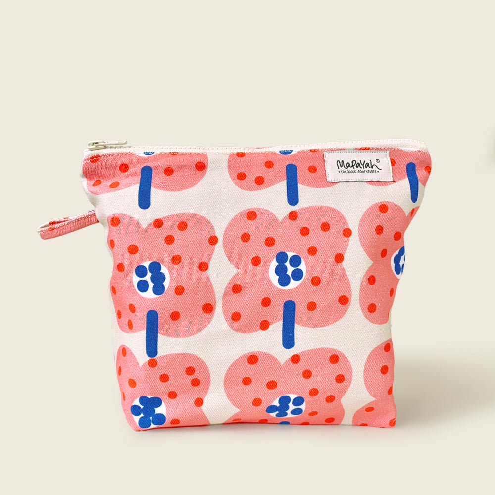 Mapayah TRAVEL Bloom kids toilet bag, front angle view