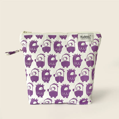 Mapayah TRAVEL Oddling Purple kids toilet bag, front angle view