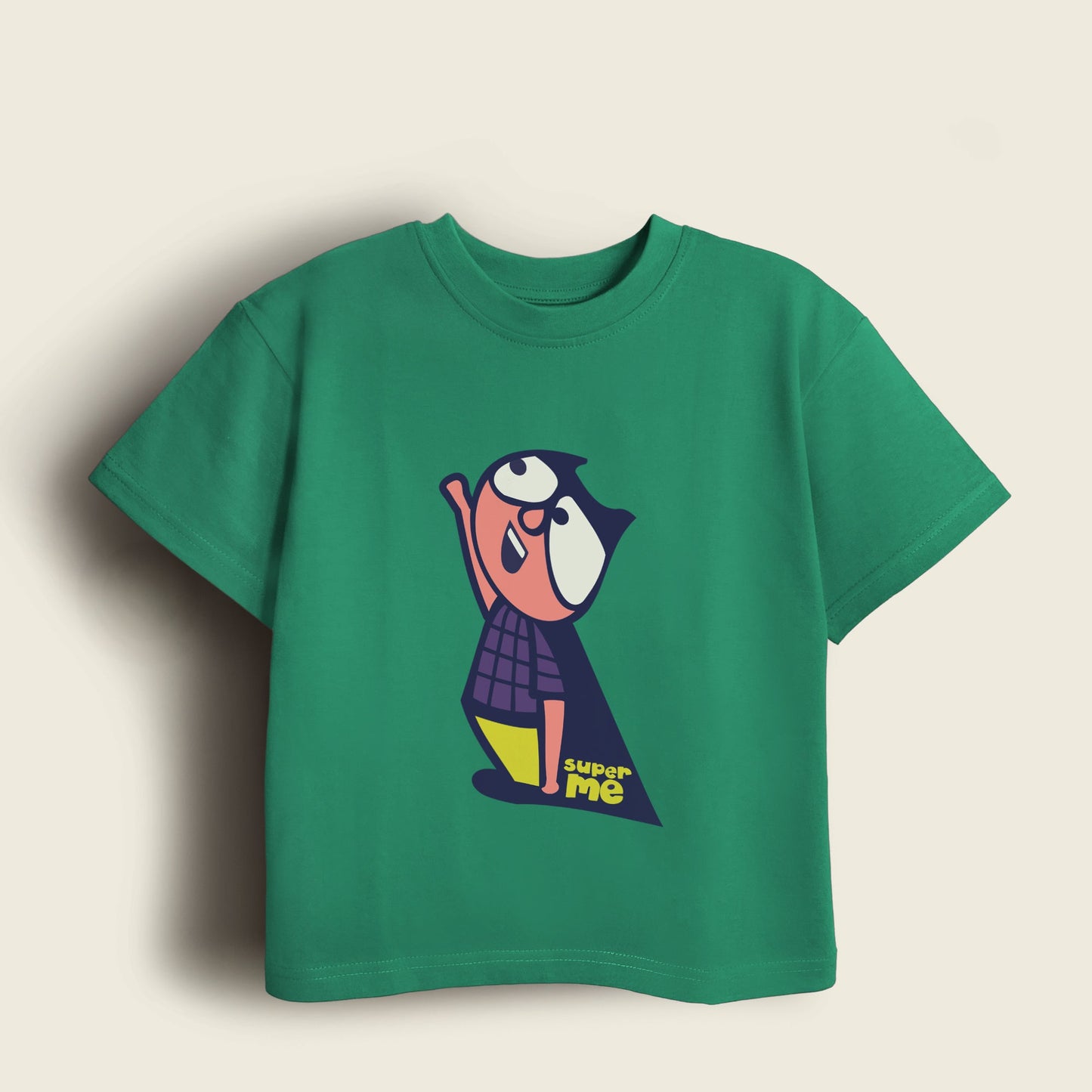 Mapayah Super Me kids t-shirt, front angle view
