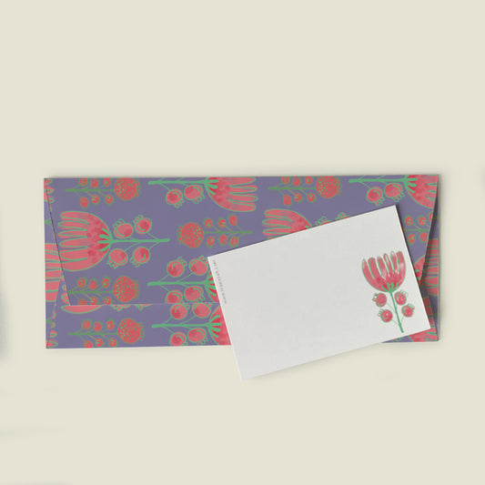 GIFT - Flower Pink : Eco-Friendly Kids Gift Envelope Set by MAPAYAH