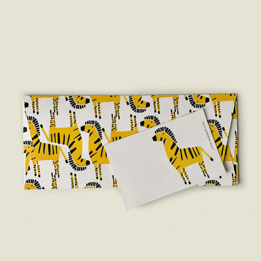 GIFT - Zany Zebra : Eco-Friendly Kids Gift Envelope Set by MAPAYAH