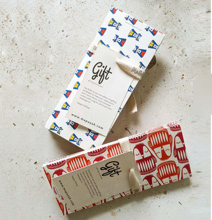 GIFT - Supermeow Blue : Eco-Friendly Kids Gift Envelope Set by MAPAYAH